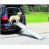 Trixie T3940 3940 Teleskop-Rampe Petwalk, 43  100180 cm, 5,8 kg, grau